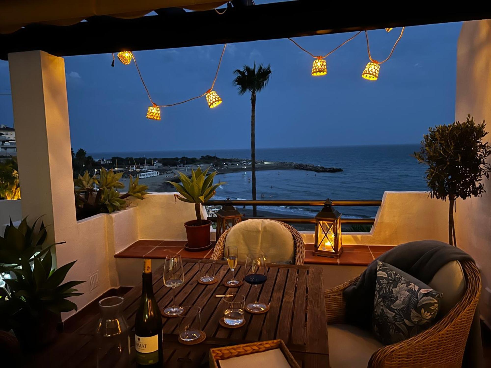 Playa Cristo Amazing Beach Terrace Appartment Естепона Екстер'єр фото